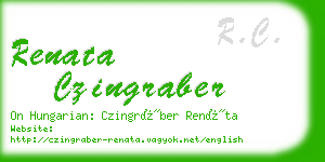 renata czingraber business card
